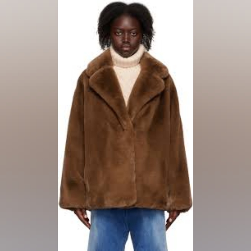 NWT Stand Studios faux fur jacket - Picture 5 of 9